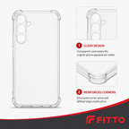 240 Pieces Clear Protective Phone Cases with Reinforced Corners, Transparent Design, 1 Piece