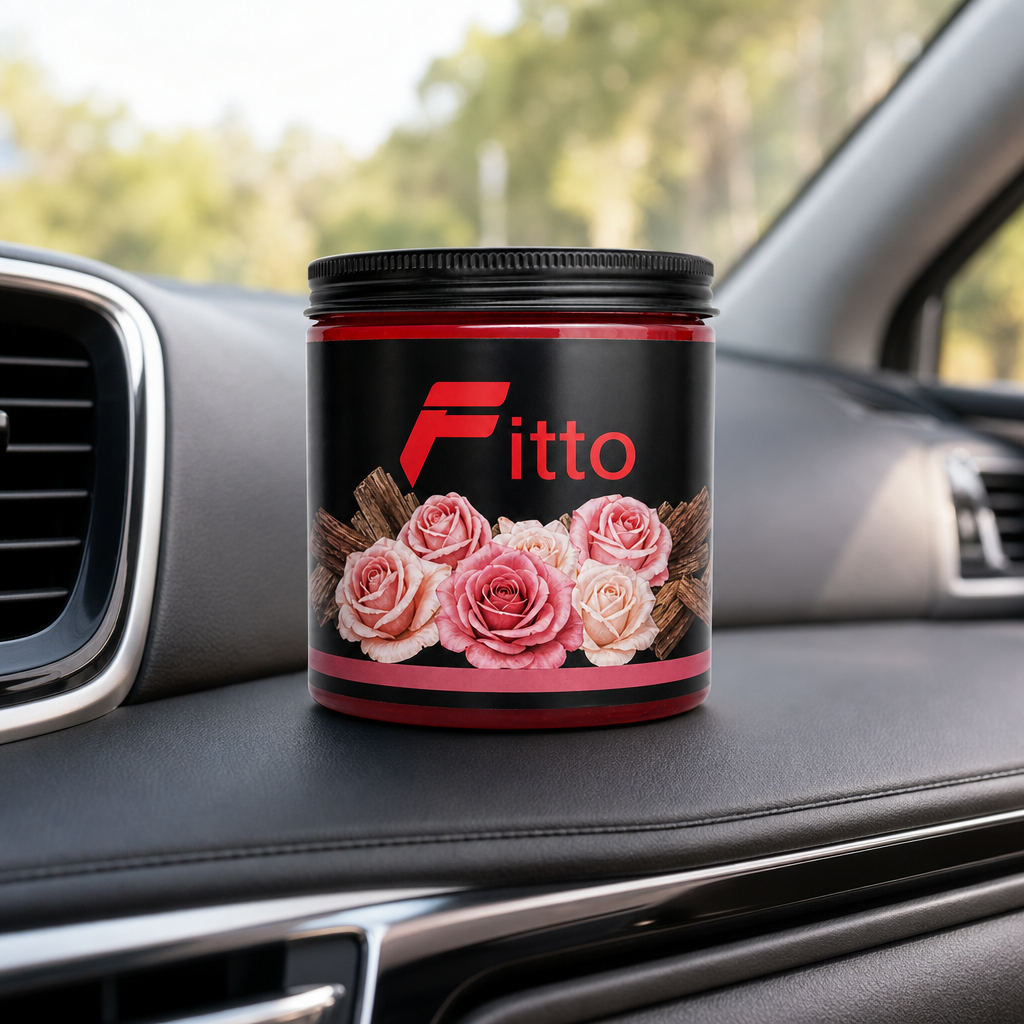 120 Pieces Jelly Air Freshener, Rosewood & Oud Scent, Single Jar, 9 cm