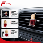 96 Pieces Car Vent Air Freshener Clip, New Car Scent, 5ml