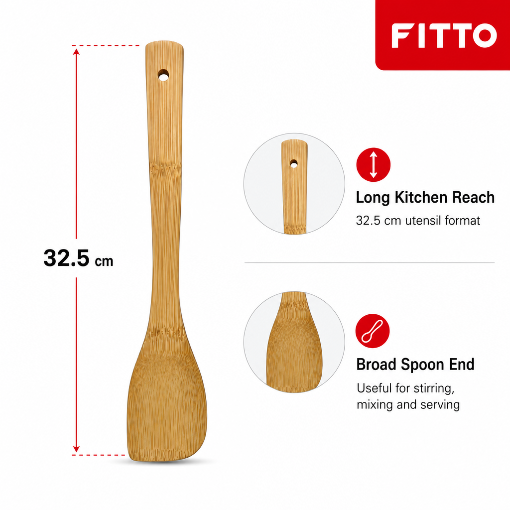 240 Pieces Wooden Basting Spoon, 32.5 cm, Natural Wood Cooking Utensils, 1 Piece
