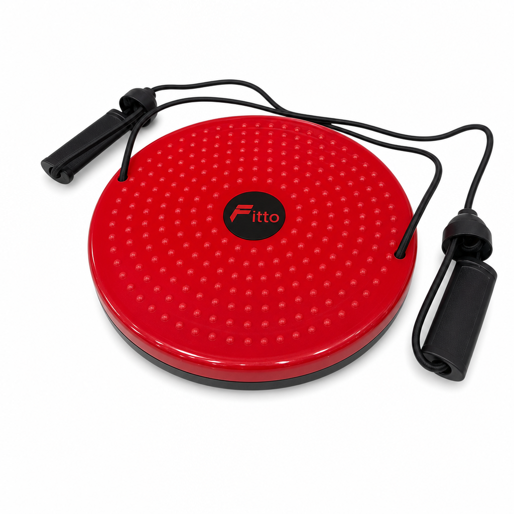 96 Pieces Waist Twister Disc with Resistance Ropes, Red, 30 cm
