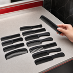 96 Pieces Hair Combs Set, Black, 12-Piece Collection for Styling and Grooming