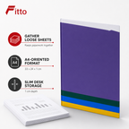 240 Pieces A4 Plastic Document Folder, Assorted Colour, 1 Piece