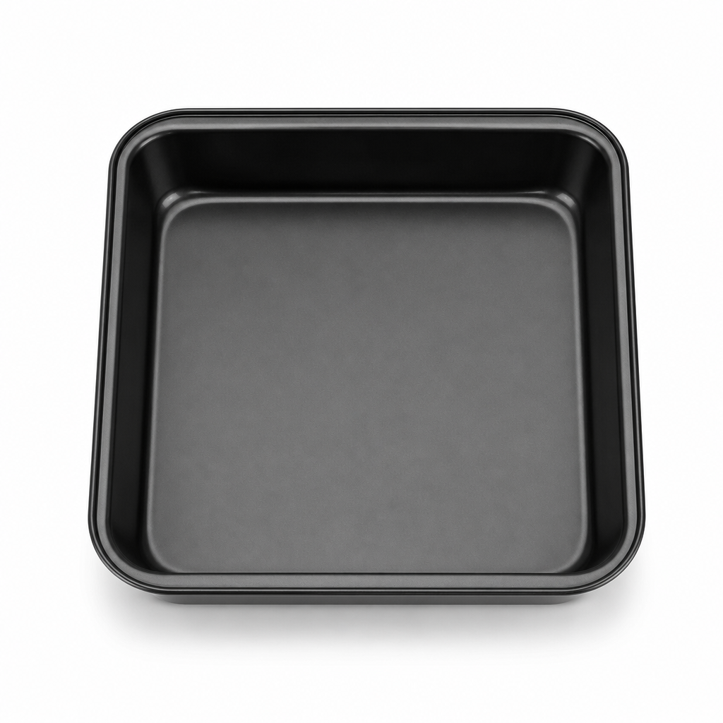 96 Pieces Non-Stick Cake Mold, Black Carbon Steel, 23 × 22 × 5 cm, 1 Piece