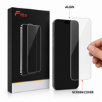 96 Pieces 5D Tempered Glass Screen Protectors for 15 Pro Smartphone, ESD Anti-Static, 1 Pack