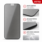 120 Pieces 5D Matte Tempered Glass Screen Protectors, Anti-Static