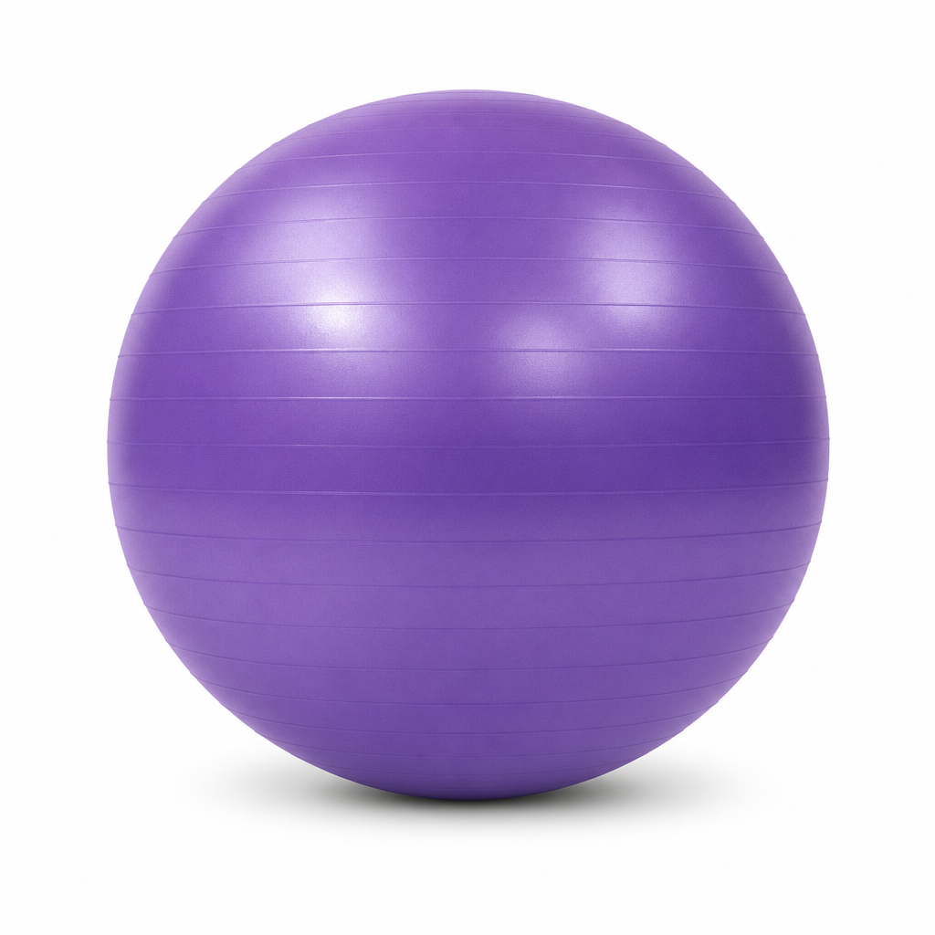 72 Pieces Exercise Balls for Fitness and Yoga, 65 cm, Purple