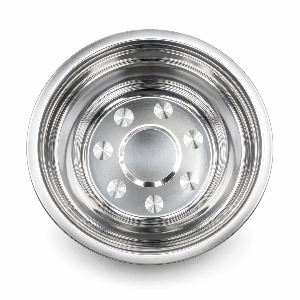 144 Pieces Stainless Steel Mixing Bowls, 600 ml, 16 x 4.5 cm, 1 Piece