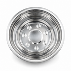 144 Pieces Stainless Steel Mixing Bowls, 600 ml, 16 x 4.5 cm, 1 Piece