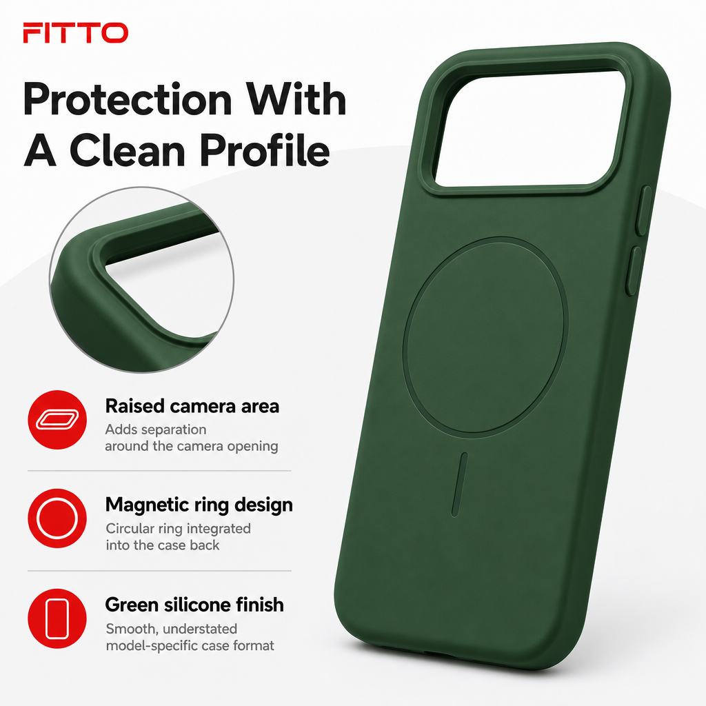 120 Pieces Silicone Magnetic Phone Cases with Raised Camera Protection for 13 Pro Max, Green
