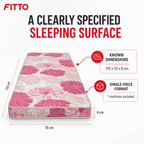 72 Pieces Foam Mattresses, 170 x 70 x 6 cm, Single Piece