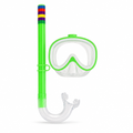 96 Pieces Swimming Mask and Snorkel Set, Green, 1 Set