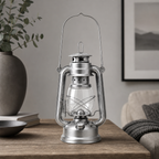 96 Pieces Metal Hurricane Lanterns, Medium Silver, 25 cm, Decorative Hanging Table Lantern