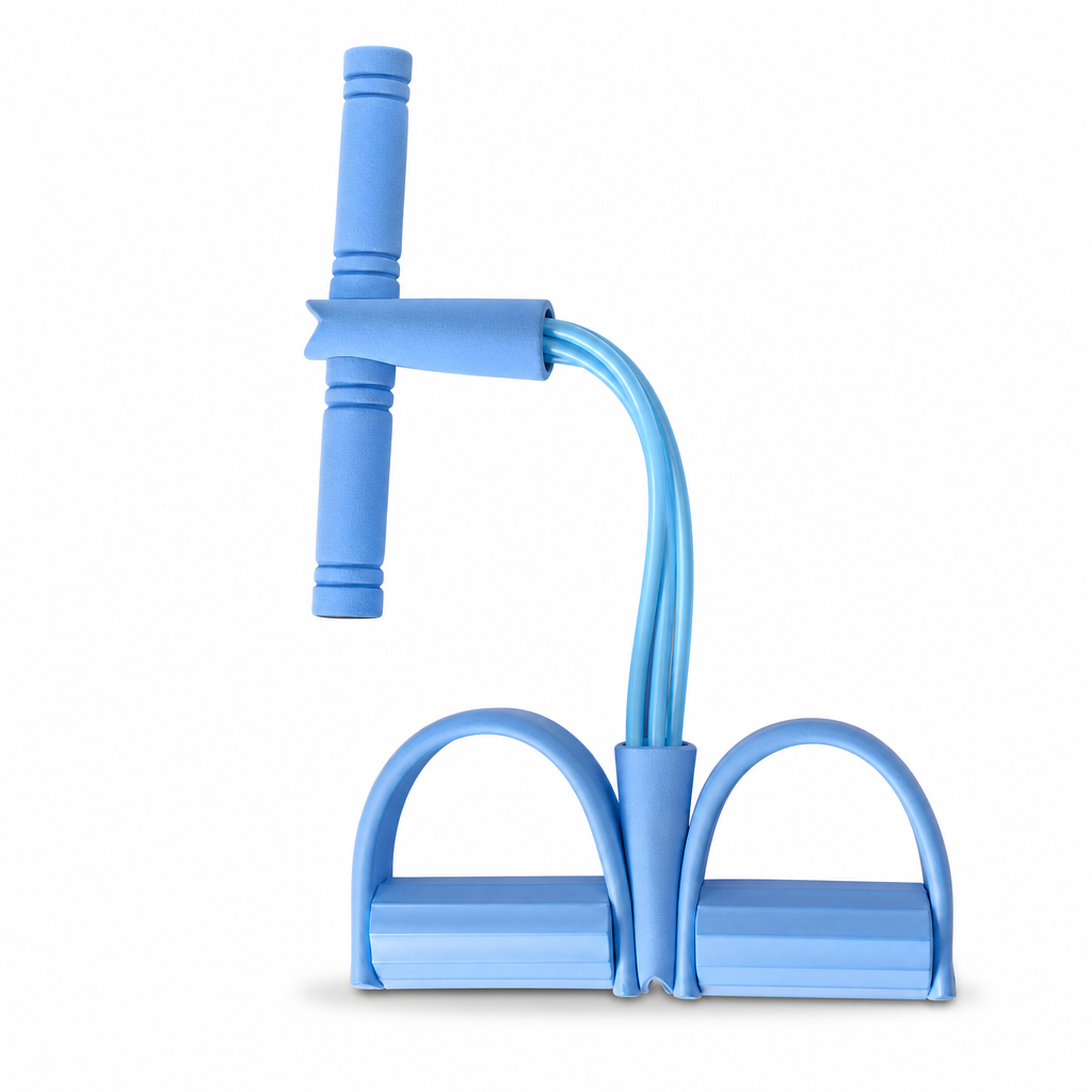 96 Pieces Pull Reducer Resistance Exerciser, Blue, Foot Pedal Handles for Home Workout Training