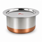 72 Pieces Stainless Steel Cooking Pan with Copper Bottom, 20 cm