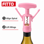 120 Pieces Wing Corkscrew Bottle Opener, Pink, Single Piece