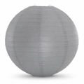 144 Pieces Silver Paper Wire Lanterns, 10 Inch Round Decorative Hanging Ornament, 1 Piece