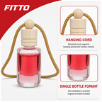 96 Pieces Hanging Bottle Car Air Perfume, Strawberry Scent, Single Unit