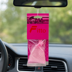 120 Pieces Car Air Fresheners, Bubble Gum Scent Hanging Fresh Bag, Pink