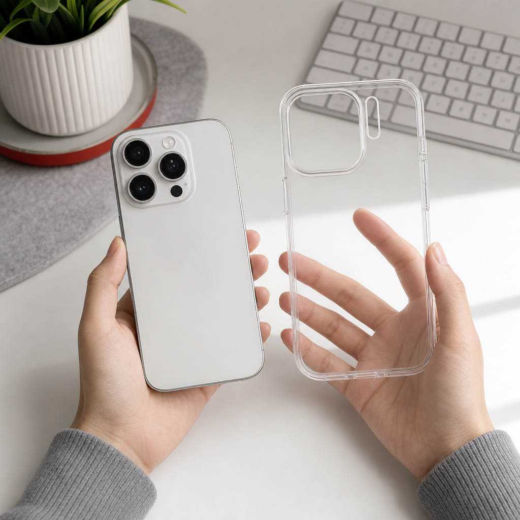 144 Pieces Crystal Clear Phone Cases with Raised Camera Frame for Ultra Smartphone, Transparent Slim Cover