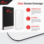 96 Pieces 5D Tempered Glass Screen Protectors for A15 5G Smartphone, ESD Anti-Static, 1 Pack
