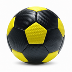 96 Pieces Football Size 3, Black Ball with Coloured Panels for Training, Practice and Recreational Play