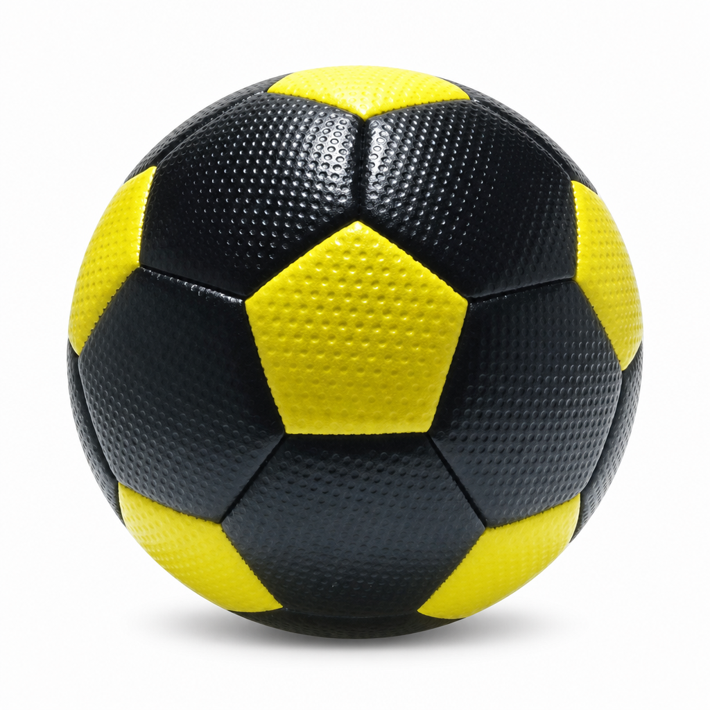 96 Pieces Football Size 3, Black Ball with Coloured Panels for Training, Practice and Recreational Play