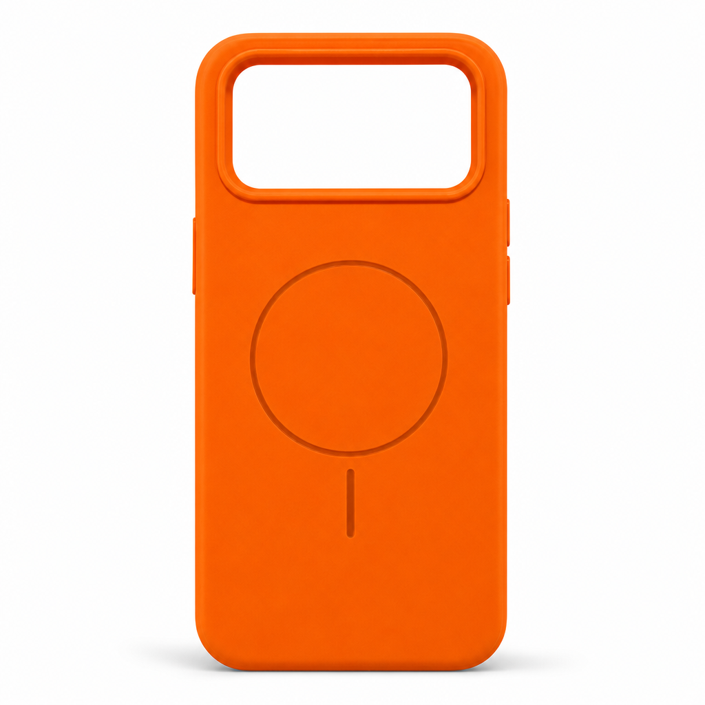 120 Pieces Silicone Magnetic Phone Cases with Raised Camera Protection for 15 Pro, Orange