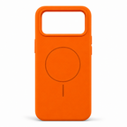 120 Pieces Silicone Magnetic Phone Cases with Raised Camera Protection for 15 Pro, Orange