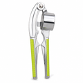 96 Pieces Garlic Presses, Metal Handheld Garlic Crusher with Silver and Green Handles, 1 Piece