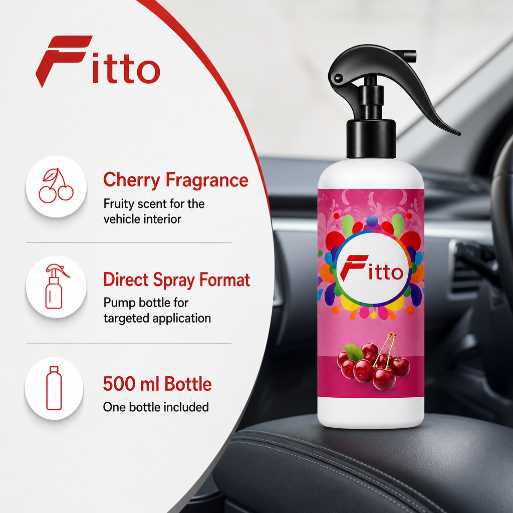 96 Pieces Car Air Fresheners Spray, Cherry Scent, 500 ml