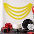 240 Pieces Yellow Solid Colour Paper Garland, 4 m x 16 cm, 1 Piece