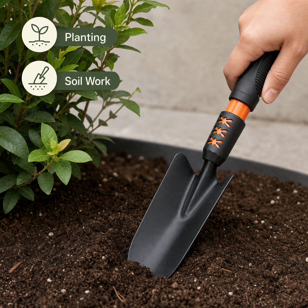 120 Pieces Hand Garden Trowels, 33 cm, Black, 1 Piece
