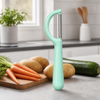 240 Pieces Mint Green P-Shaped Vegetable Peeler, 15 x 8 x 2 cm, 1 Piece