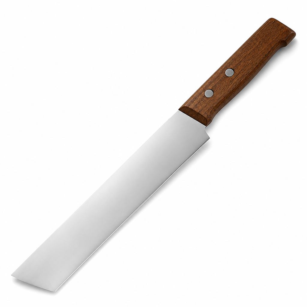 96 Pieces Kitchen Knives with Wooden Handle, 8 Inch Silver Blade, 1 Piece