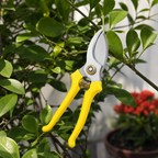 96 Pieces Compact Garden Pruning Shears, 8 Inch, Yellow, Single Piece for Plant Trimming