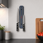 96 Pieces Magnetic Knife Holder, 33 cm Wall-Mount Kitchen Organizer for Knives
