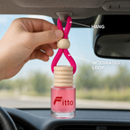 144 Pieces Hanging Bottle Air Freshener, Bubble Gum Scent, Single Car Fragrance Bottle