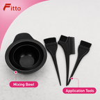 144 Pieces Hair Dye Brush Kits with Mixing Bowl, 4-Piece Hair Coloring Application Set
