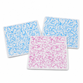 96 Pieces Microfiber All-Purpose Cleaning Cloths, 32 x 32 cm, Blue and White, 3-Pack