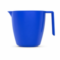 240 Pieces Plastic Pouring Mug with Handle, 1 Litre, Blue
