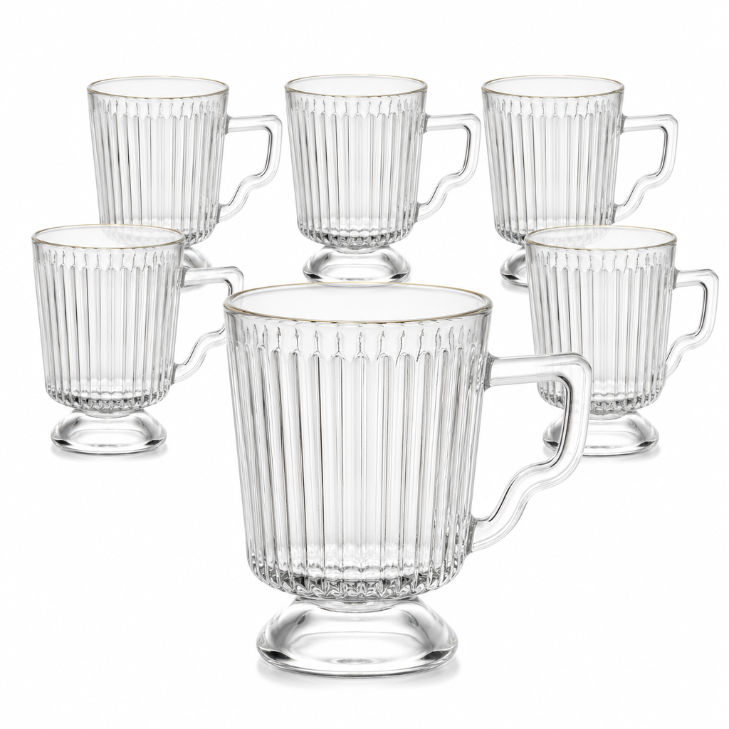 72 Pieces Glass Bowl Set, Clear, 6 Pieces for Table Serving and Food Presentation