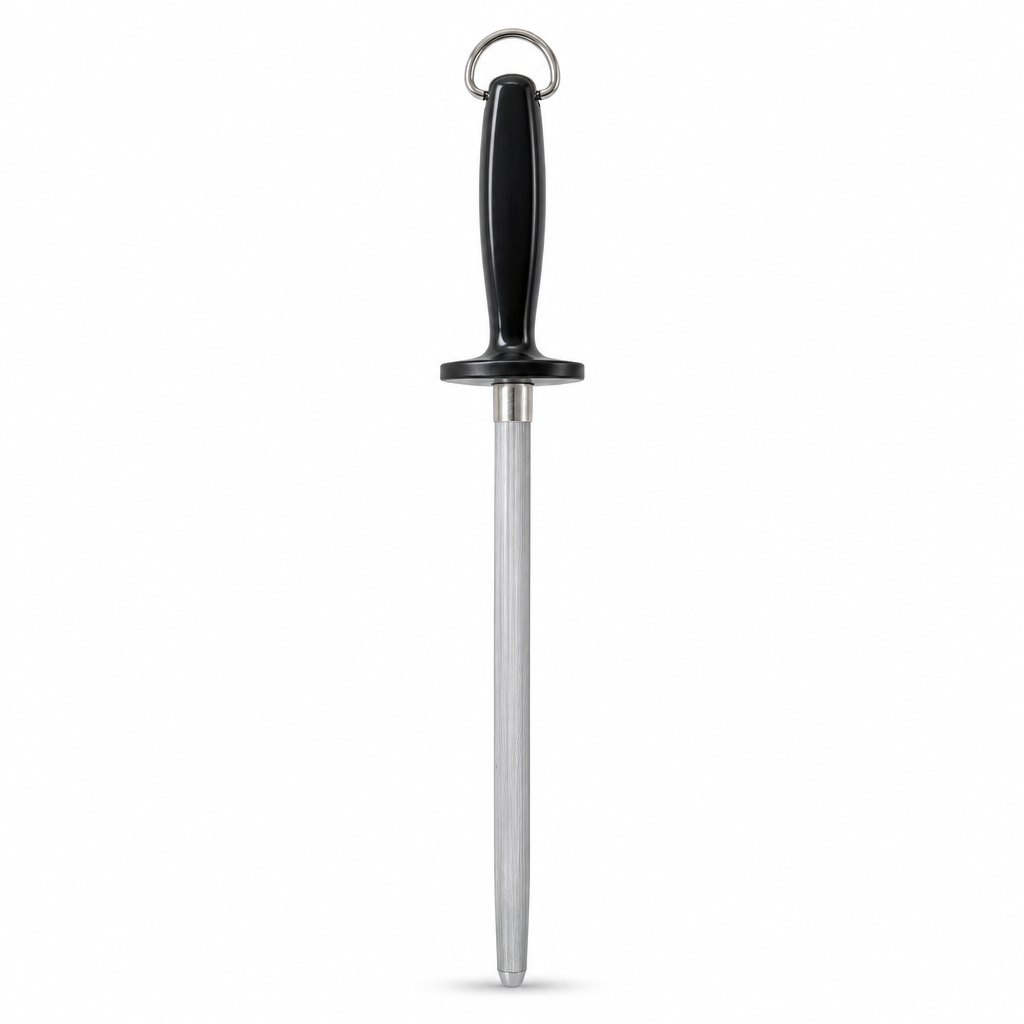 72 Pieces 12 Inch Manual Kitchen Knife Sharpening Rod with Black Handle