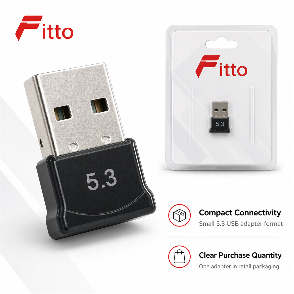 120 Pieces 5.3 USB Wireless Adapter, Compact Network Connectivity Dongle for Computers and Other Devices