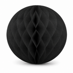 240 Pieces Black Paper Honeycomb Ball Decoration, 30 cm, 1 Piece