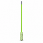 96 Pieces Microfiber Mop with Painted Iron Handle, Green, 120 cm
