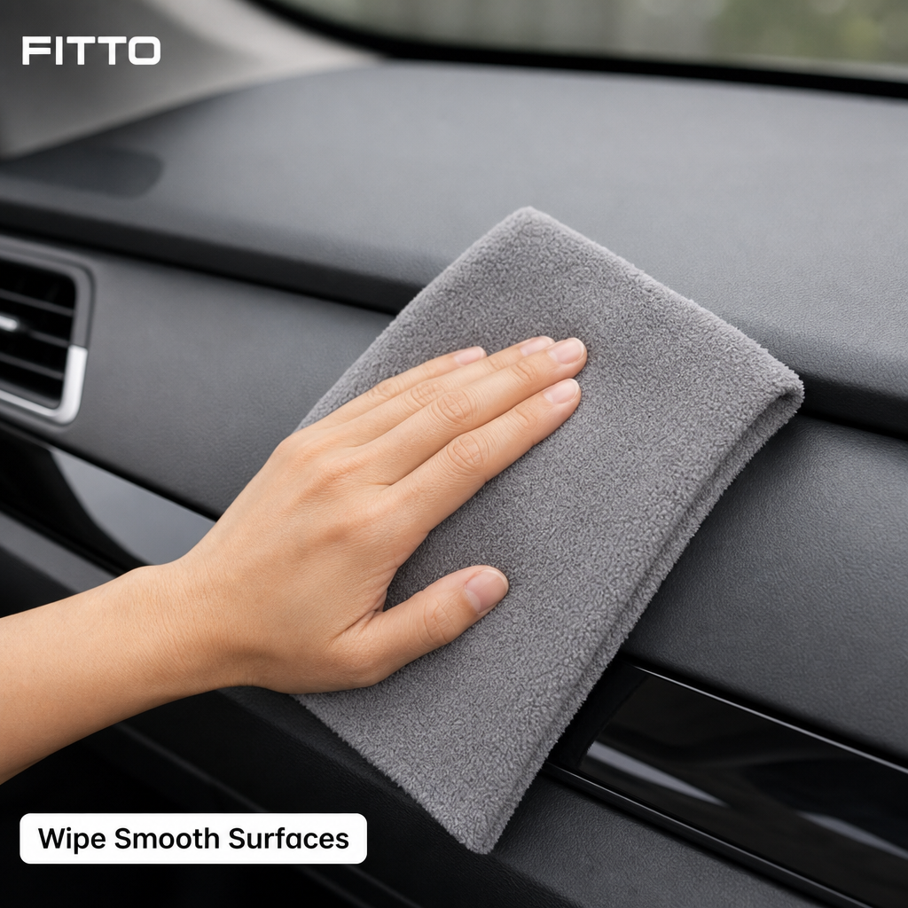 120 Pieces Microfiber Cleaning Cloth, No-Stitching Design, 40 x 60 cm, Grey, 1 Piece