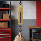 60 Pieces Heavy Duty Mechanical Spring Balance Hanging Scale, 150 kg Capacity, 22 cm, Brass, 1 Piece