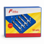 144 Pieces 8 cm Metal Bookbinding Fastener Sets, 50 Sets, Silver
