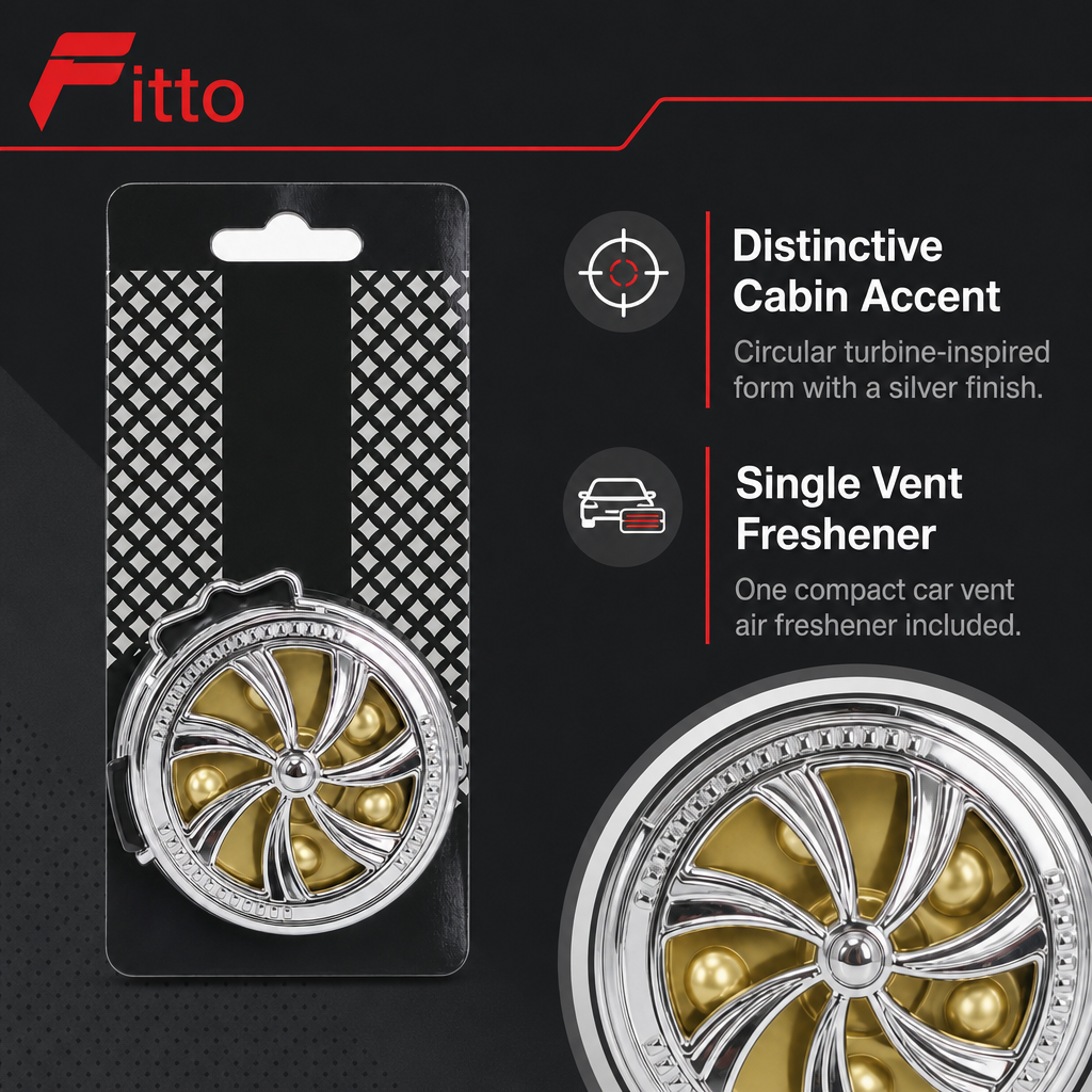 96 Pieces Turbine Car Vent Air Freshener, Silver, 1 Piece
